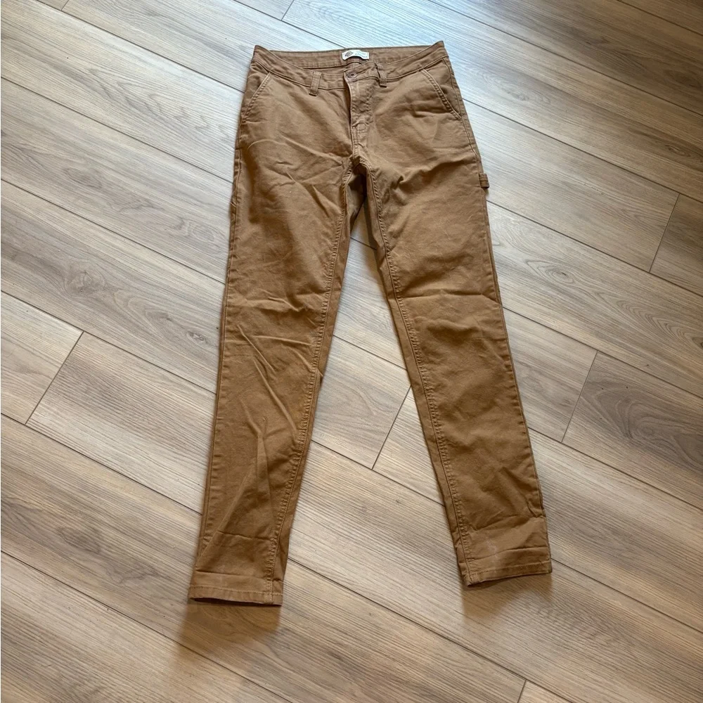 Dickies Women's FLEX Slim Fit Duck Carpenter Pants size 4 - Picture 2 of 5